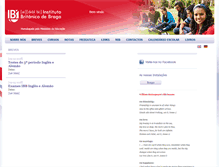 Tablet Screenshot of institutobritanicodebraga.com